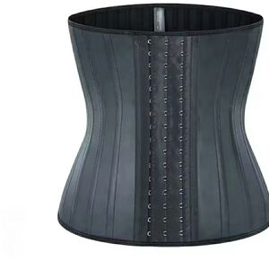 Sleek Black Waist Cincher Corset